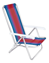 Cargar imagen en el visor de la galería, SILLA PLAYA RAYAS RED

