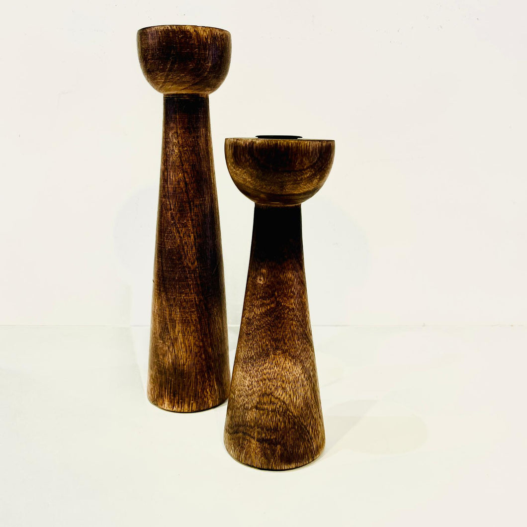 CANDELABROS MADERA