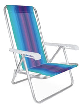 Cargar imagen en el visor de la galería, SILLA PLAYA RAYAS VIOLETA
