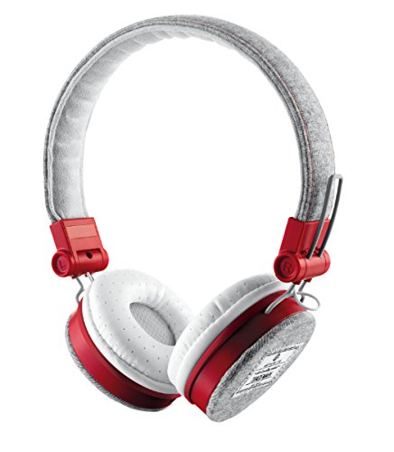 HEADPHONES ROJO Y GRIS