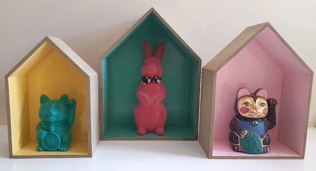 SET CASITAS PARA JUGUETES DE COLORES